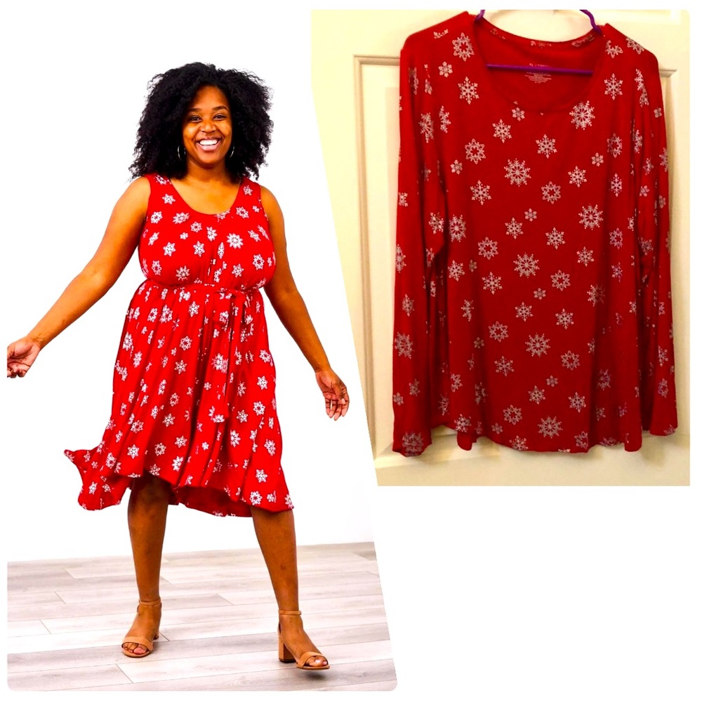 Latched Mama standard snowflake romper & matching shirt!